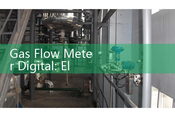 Gas Flow Meter Digital: Electronic LCD Display Industrial Vapor Monitors